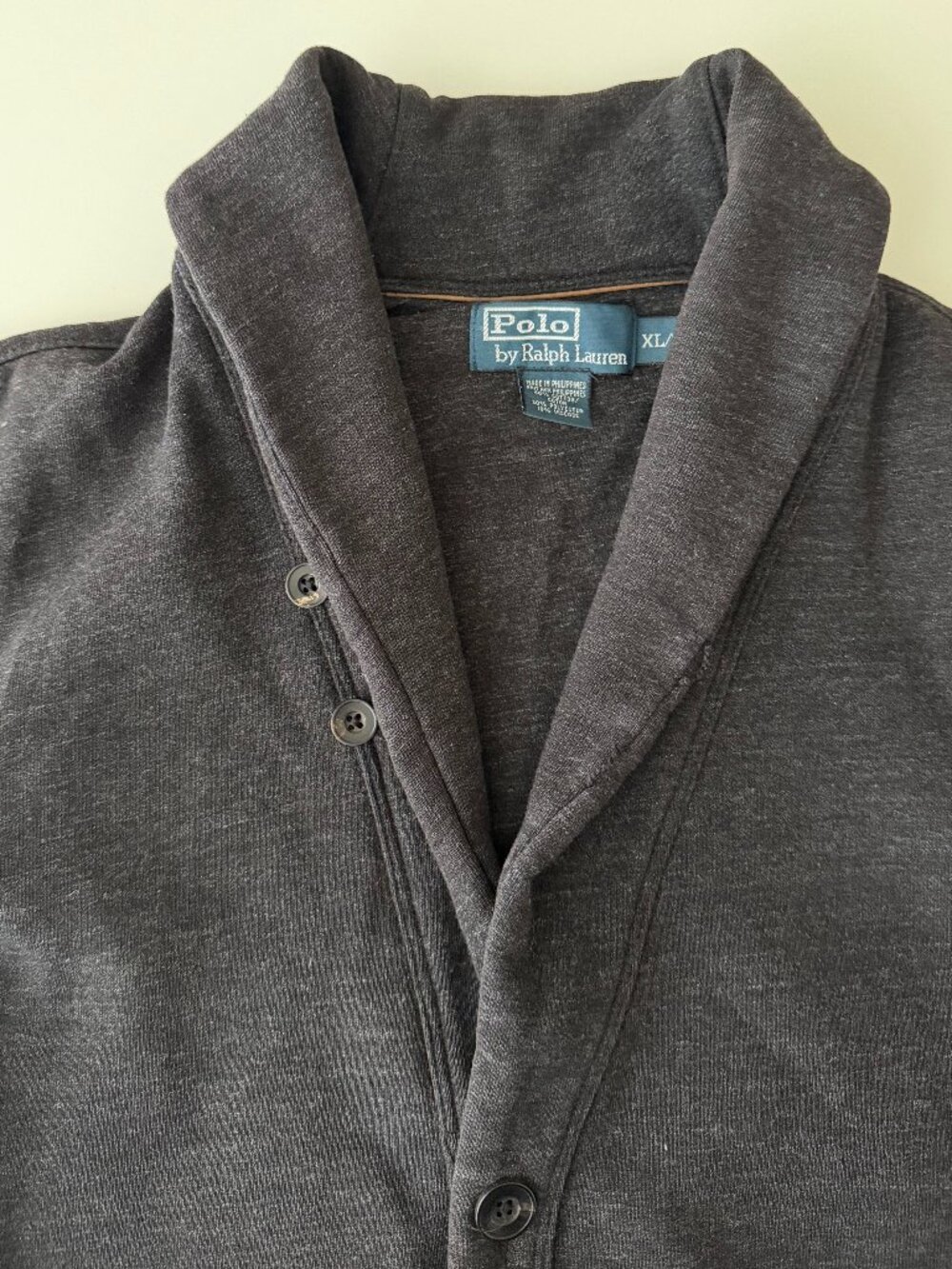 Polo Ralph Lauren Luxury Jersey Shawl Collar Cardigan - Picture 4 of 12